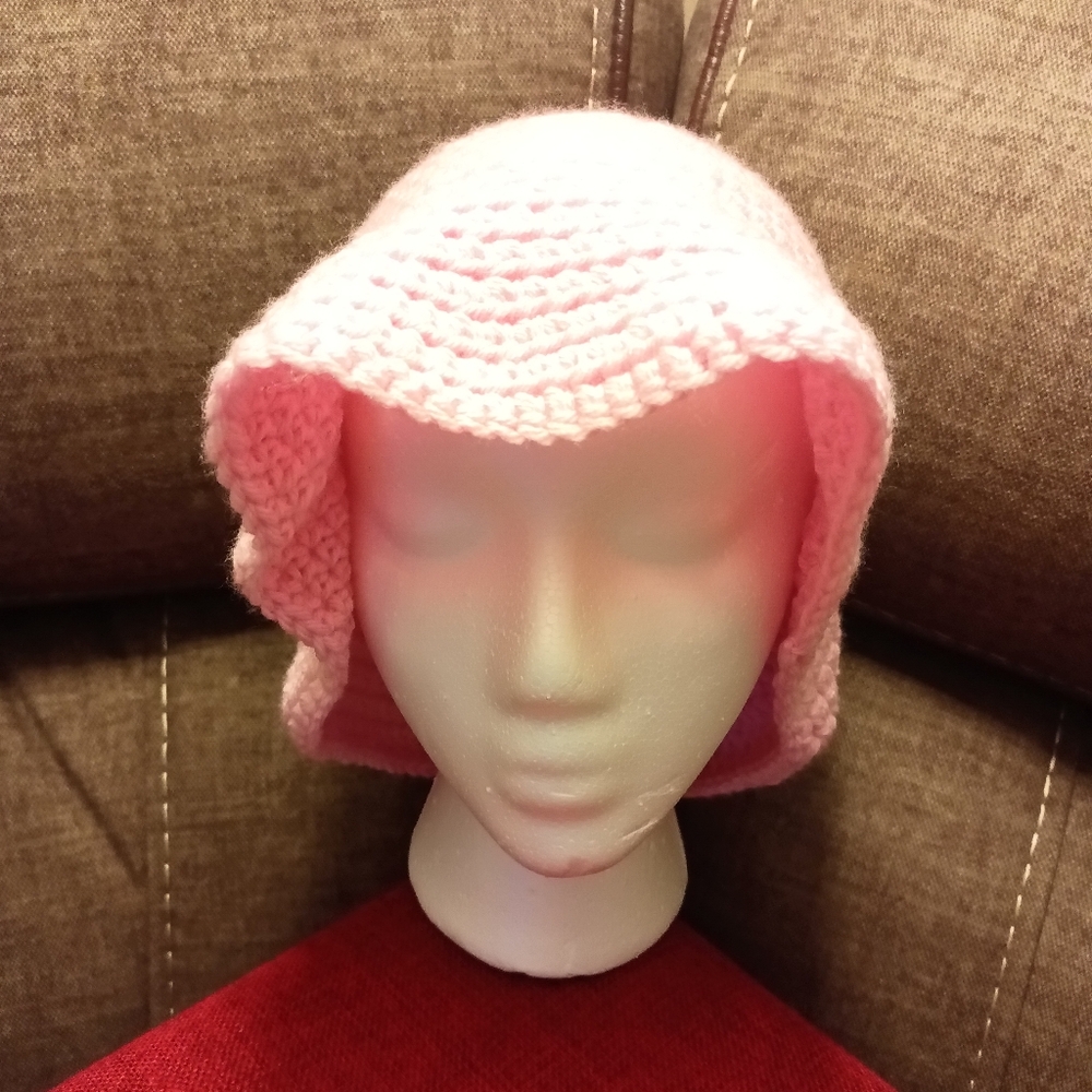 Crochet Handcrafted pink hat